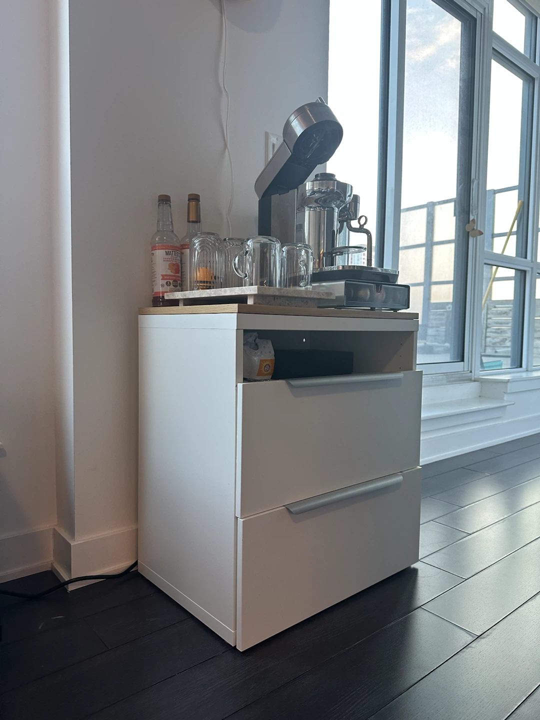 IKEA BESTÅ Storage Unit / 2-Drawer Cabinet – White