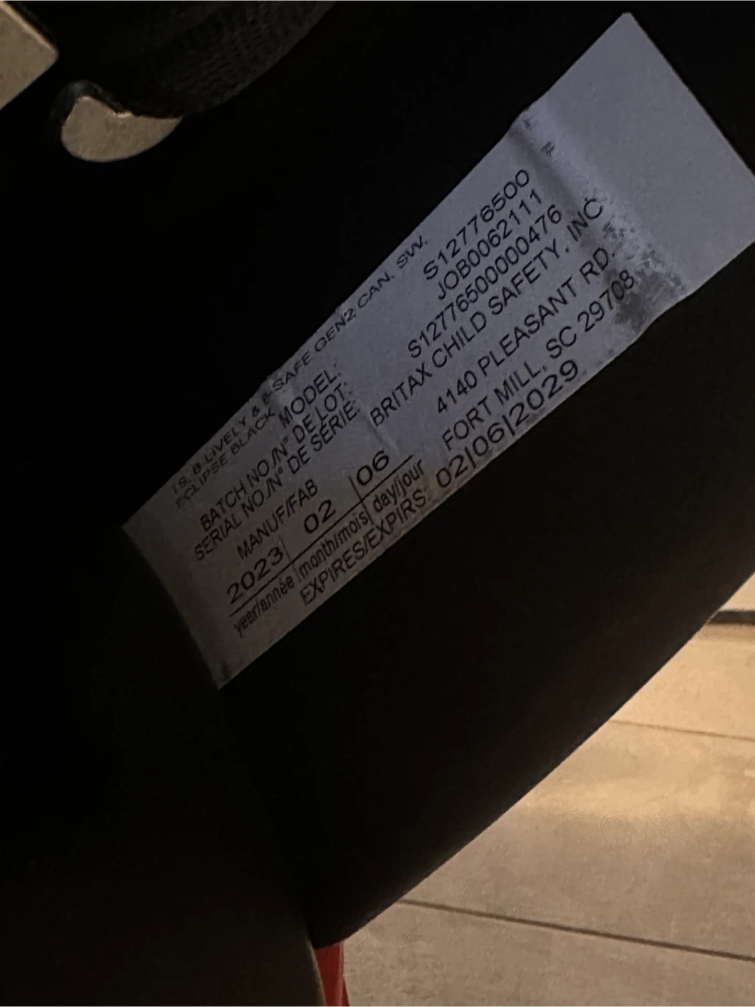 Britax infant car seat - photo 3