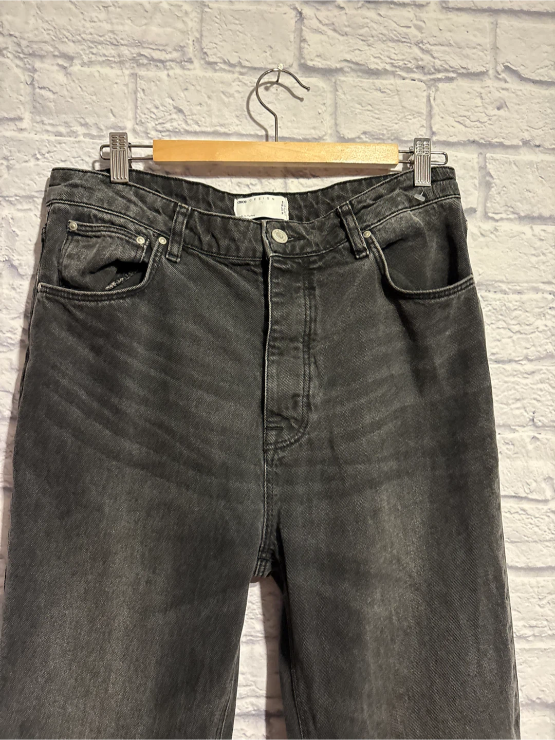 ASOS DESIGN black jeans W32 - photo 2