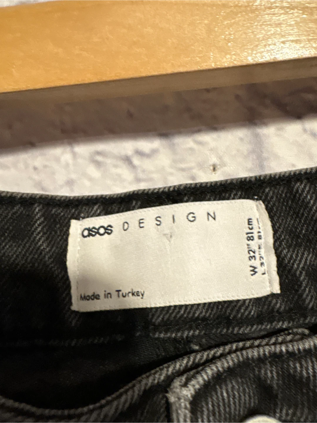 ASOS DESIGN black jeans W32 - photo 4