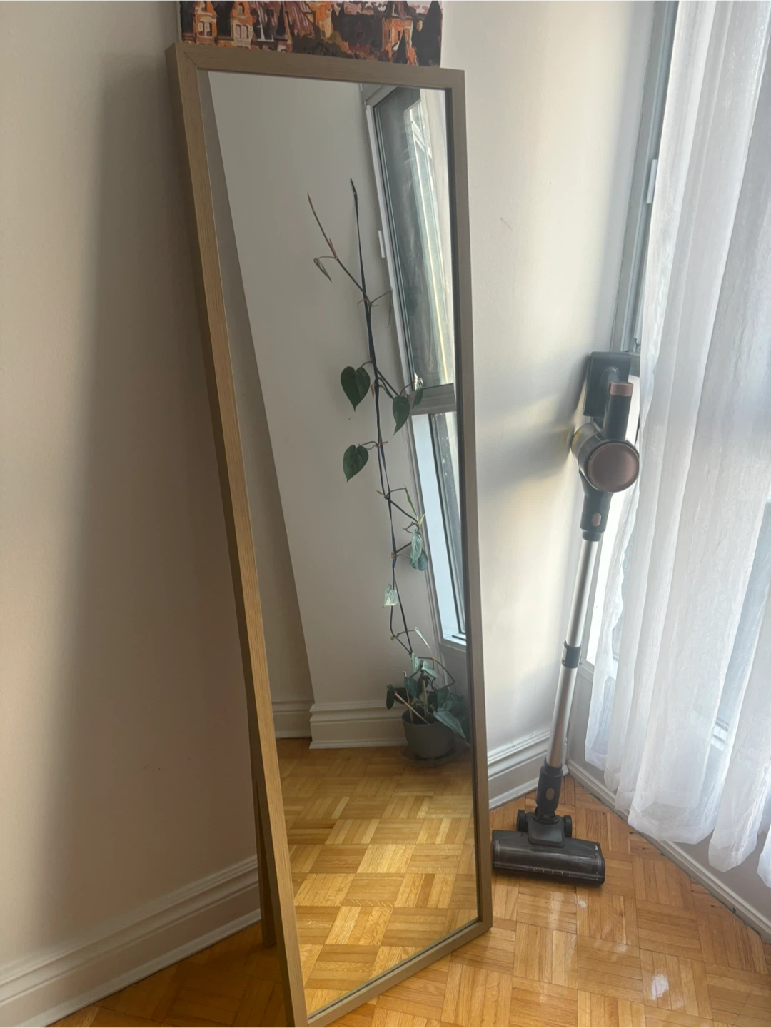 Full length standing mirror