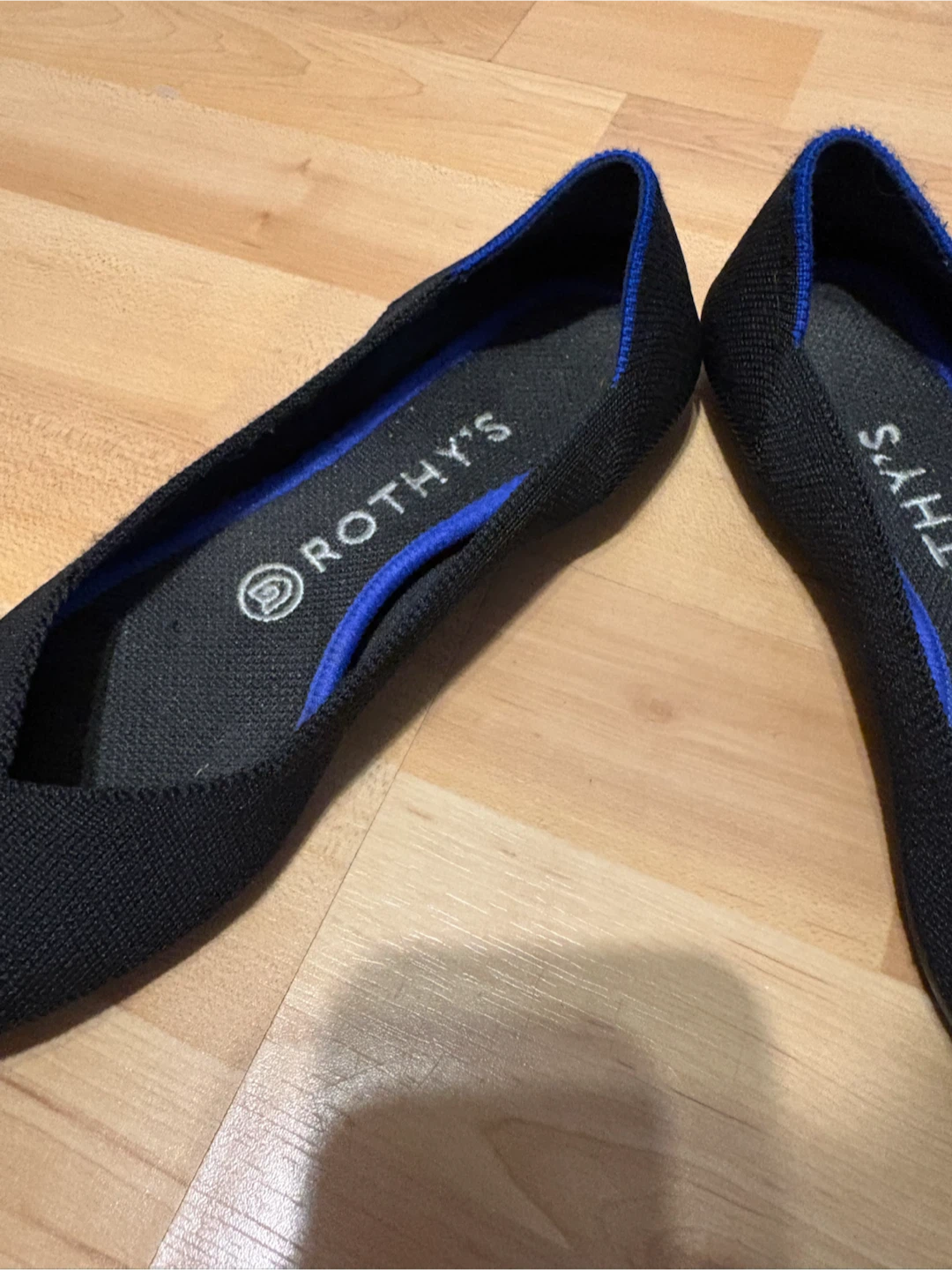 Rothy's Black Pointed Toe Flats 7.5 - photo 3