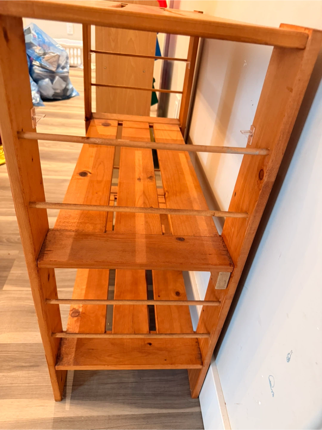 Wooden Shelf Unit - photo 2