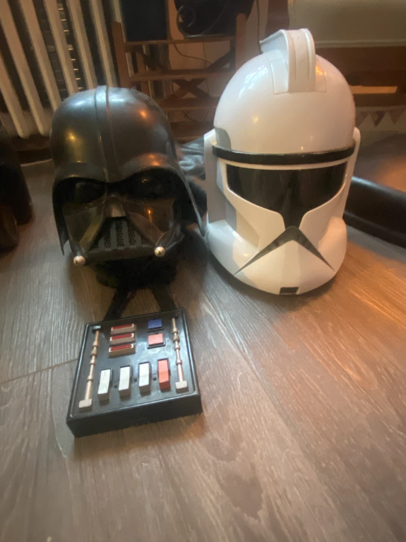 Star Wars Darth Vader & Clone Trooper Helmets