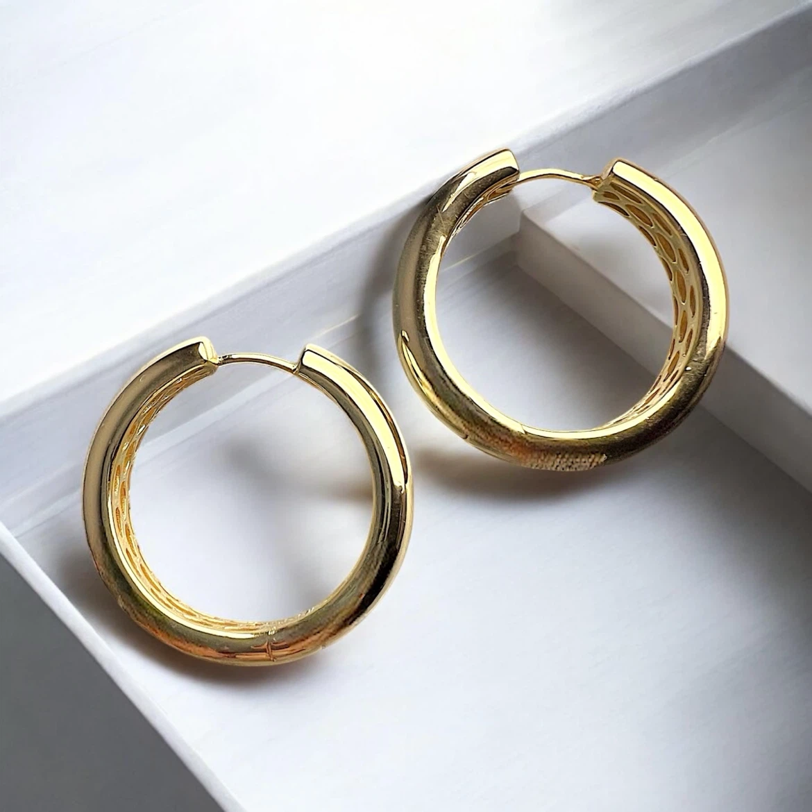 Gold Hoop Earrings