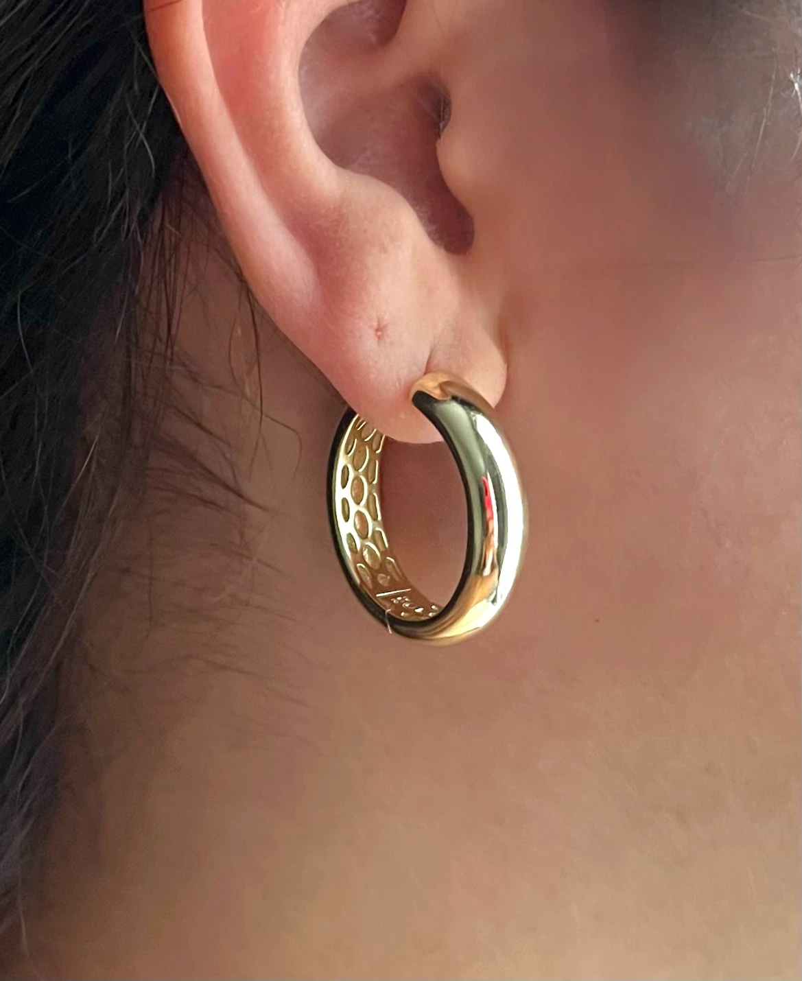 Gold Hoop Earrings - photo 2