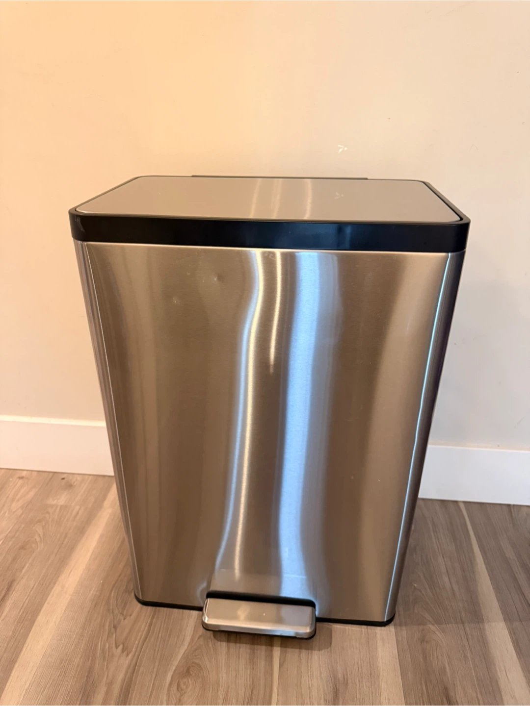 Stainless Steel Dual Compartment Trash Can