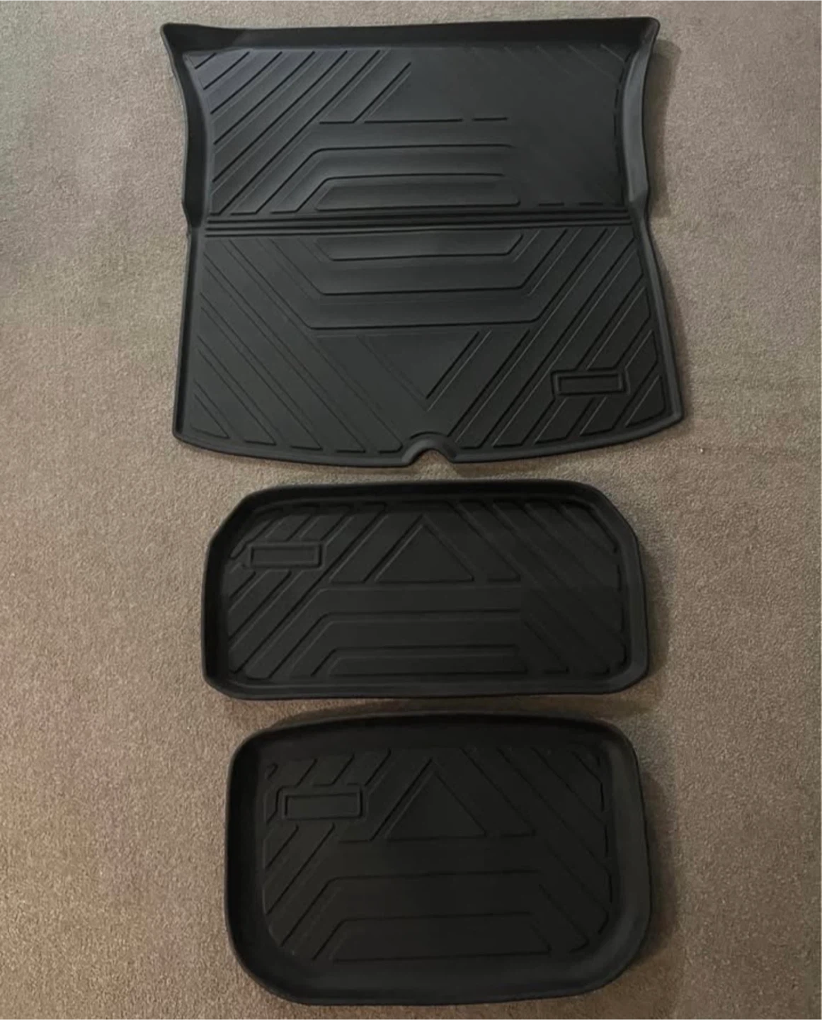 Trunk Mat Set for Tesla Model Y 2021-2025 - photo 5