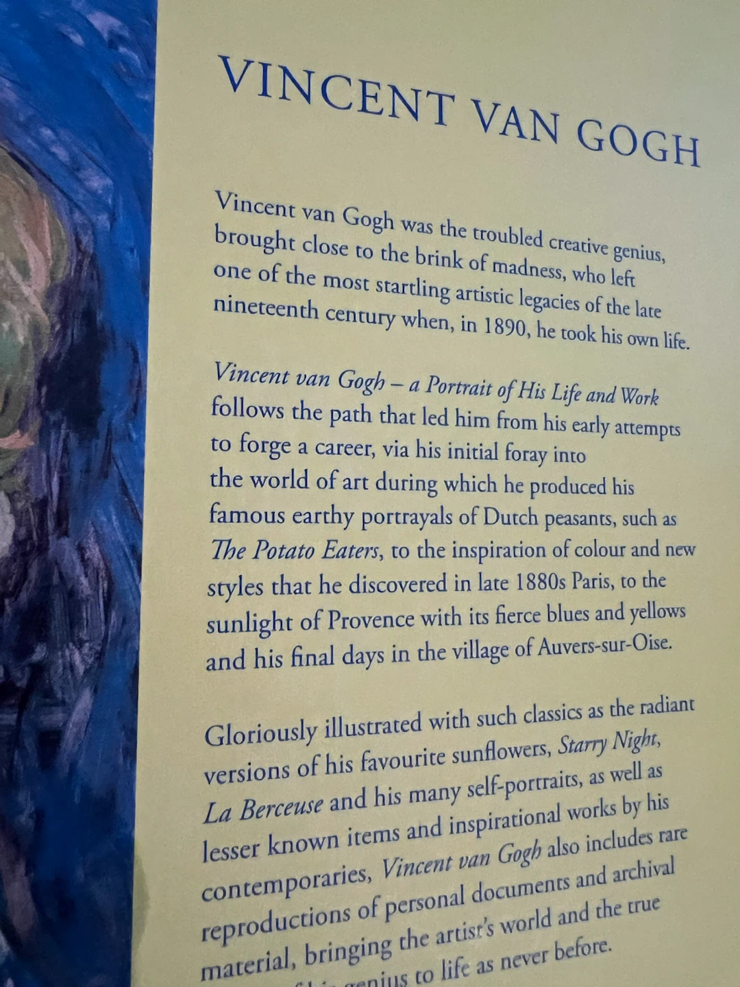 Vincent van Gogh: A Portrait of His Life and Work - photo 3