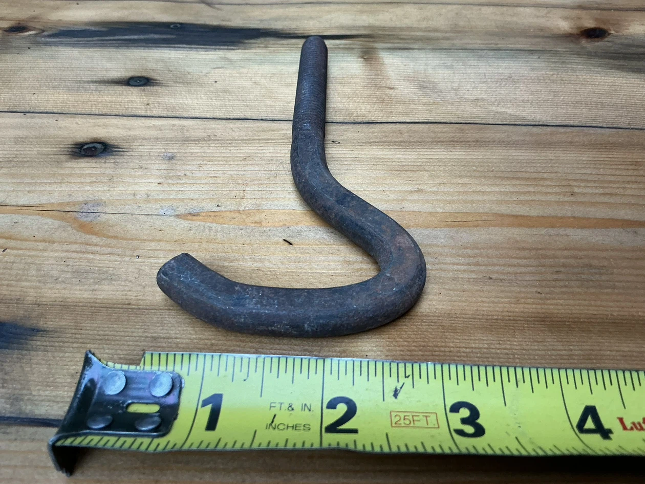 Antique Heavy Duty J-Hook Bolt ! - photo 4