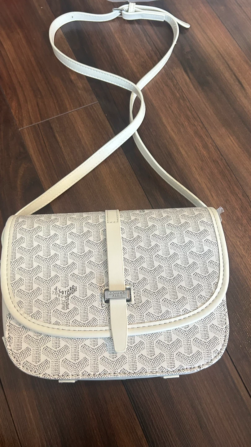 Goyard White Crossbody Bag
