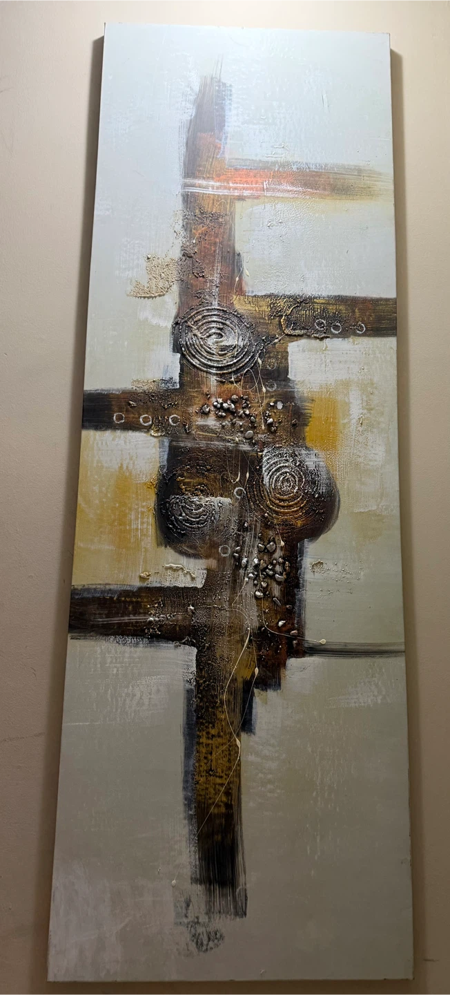 Wall Art - Abstract design - Oil media