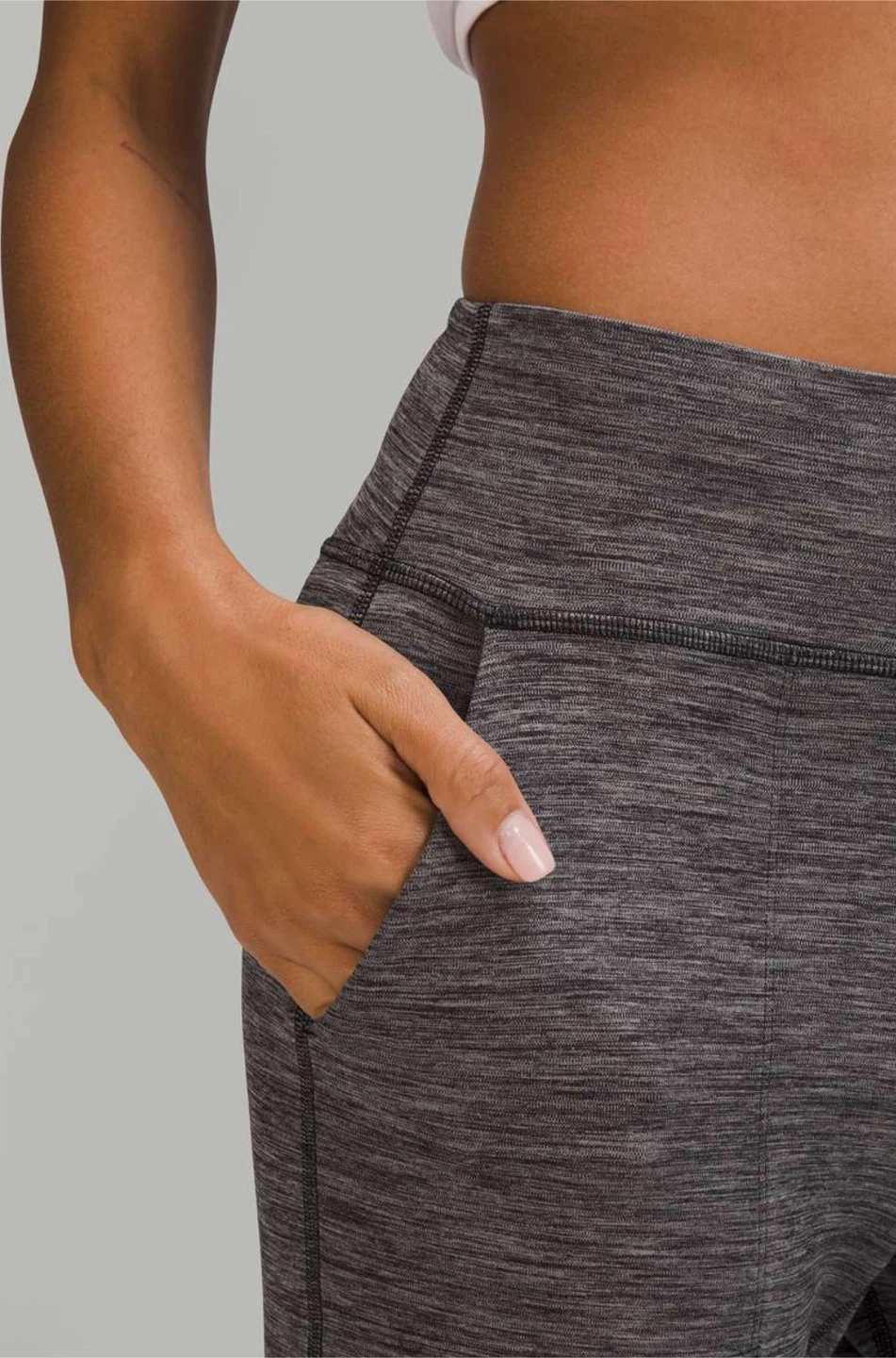 Lululemon Grey Heathered Cropped Joggers - photo 2