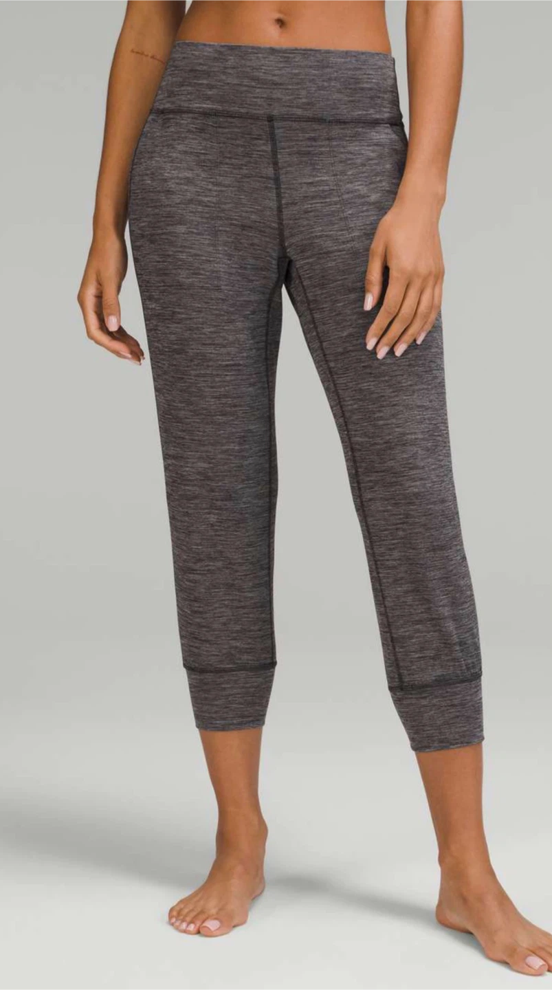 Lululemon Grey Heathered Cropped Joggers - photo 3