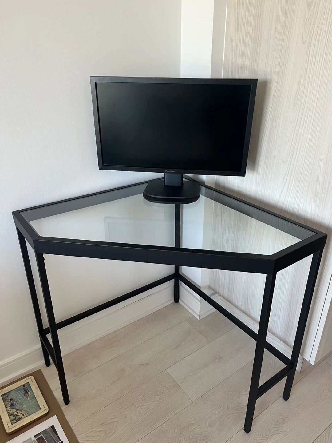 Corner Glass Desk - photo 2
