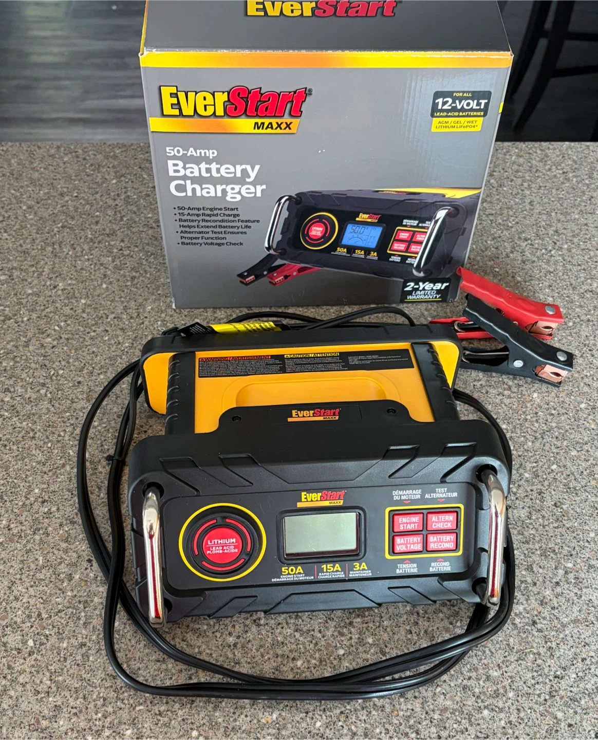 EverStart MAXX 50-Amp Battery Charger