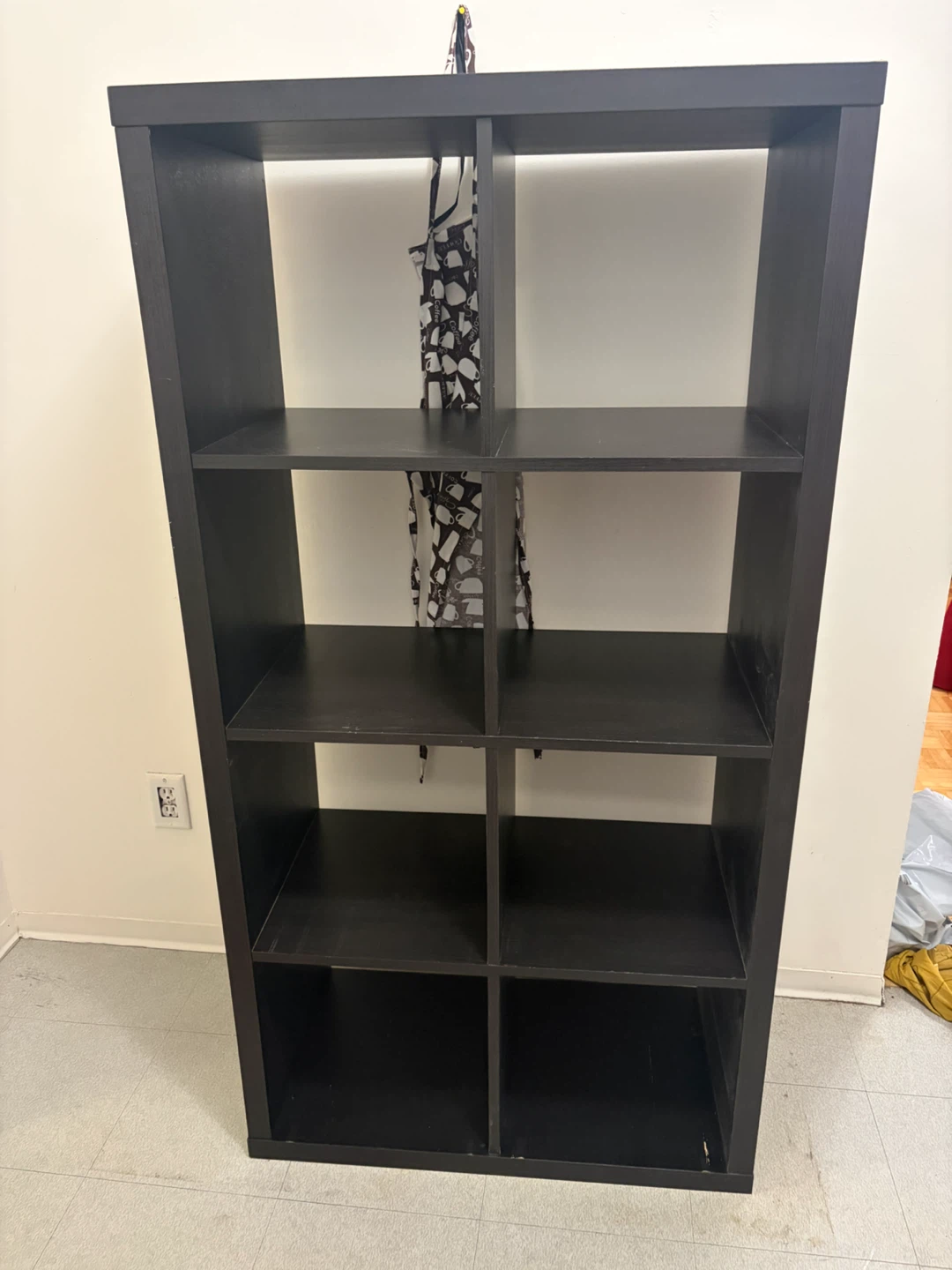 IKEA KALLAX 8-Cube Shelf / Bookcase (Black-Brown)