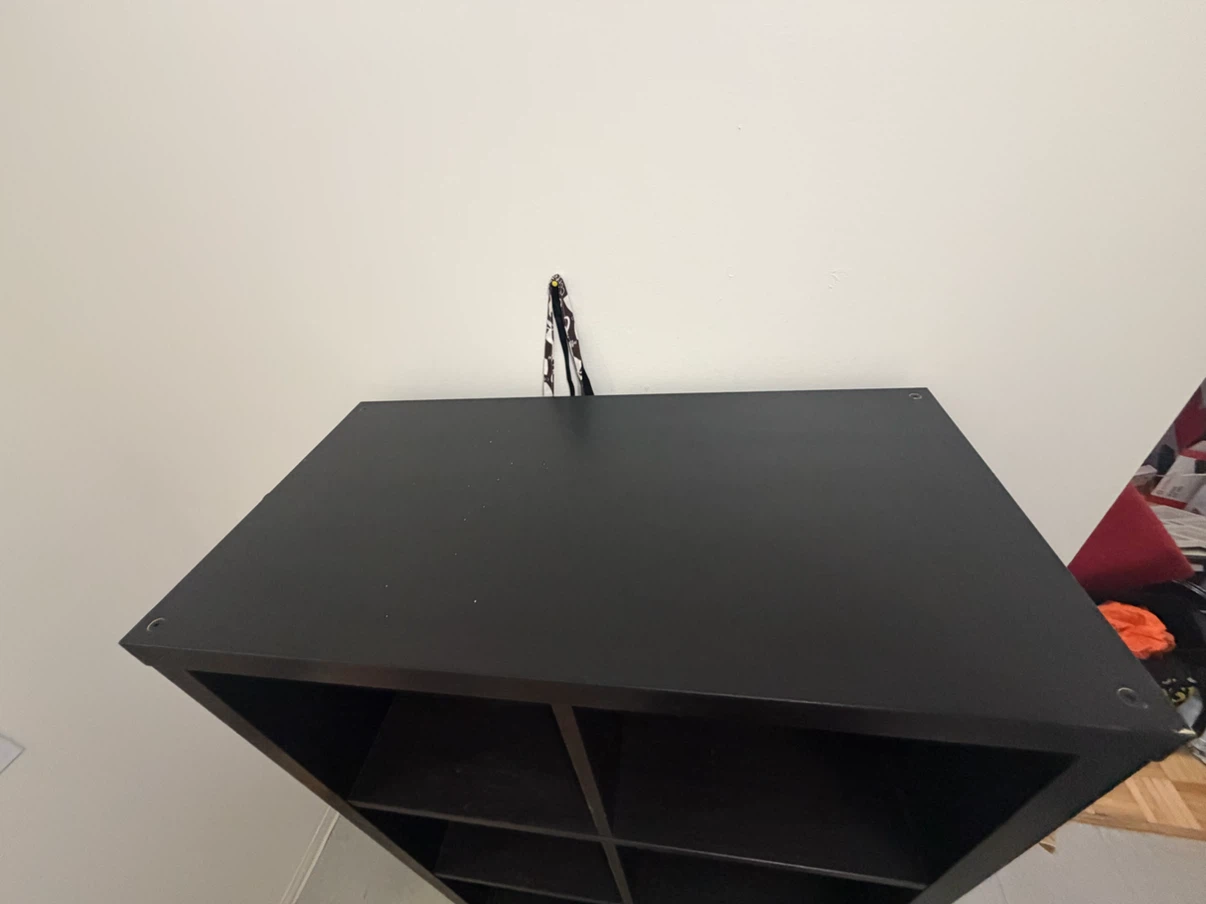 IKEA KALLAX 8-Cube Shelf / Bookcase (Black-Brown) - photo 2