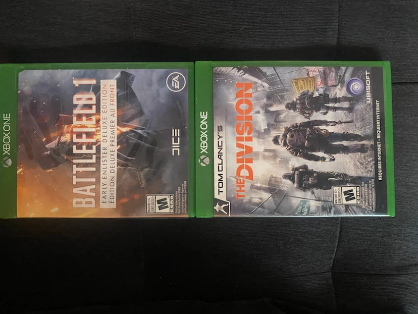Xbox One Games: Battlefield 1 & The Division