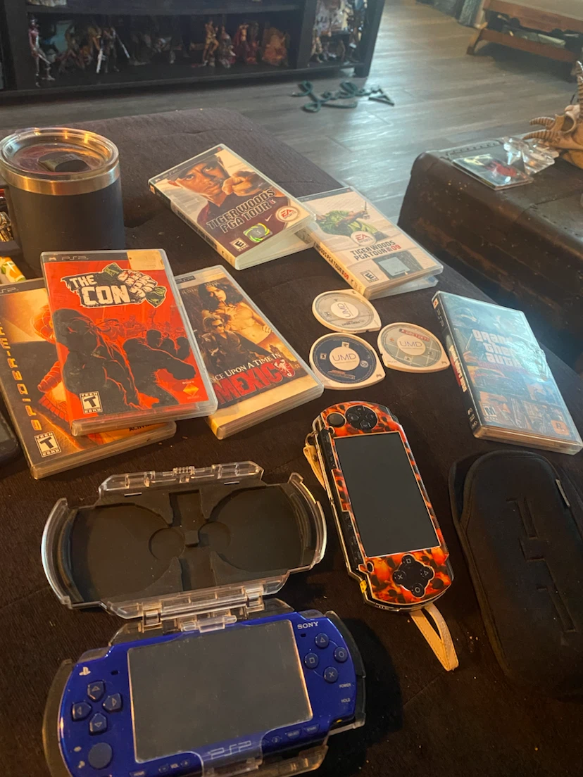 Sony PSP Console with Games and Accessories