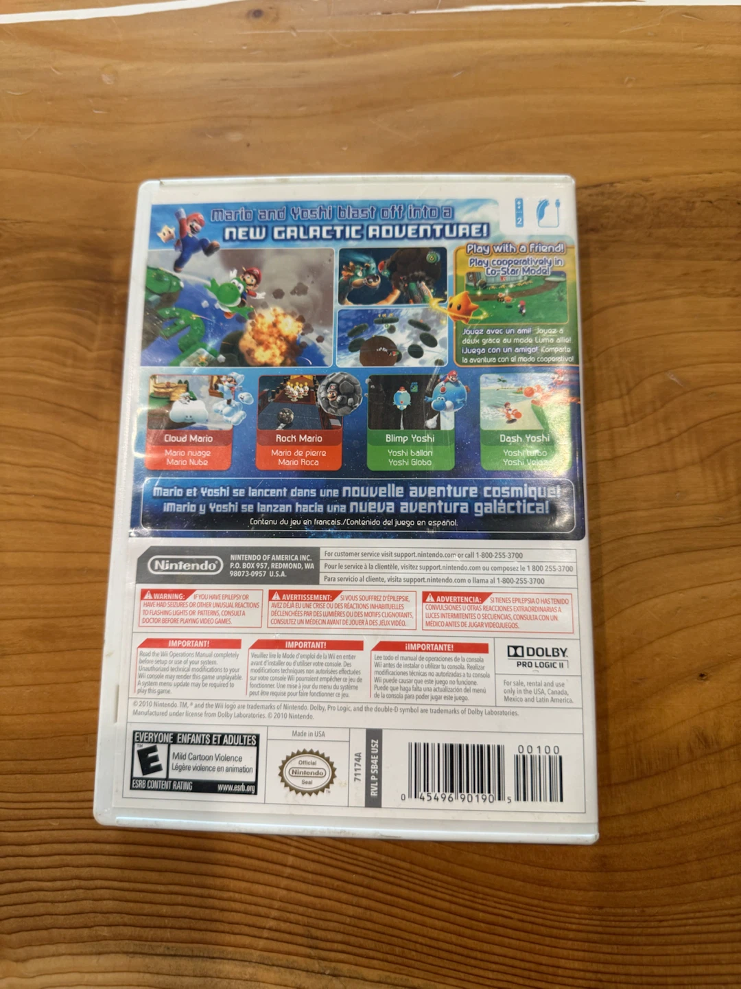 Nintendo Wii Super Mario Galaxy 2 Video Game - photo 2