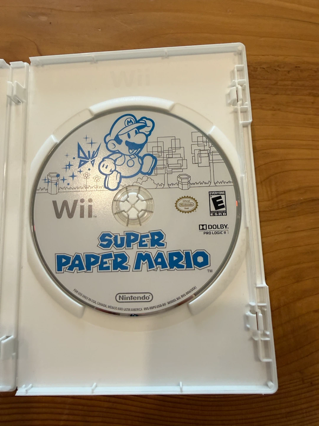 Nintendo Wii Super Paper Mario Game - photo 3