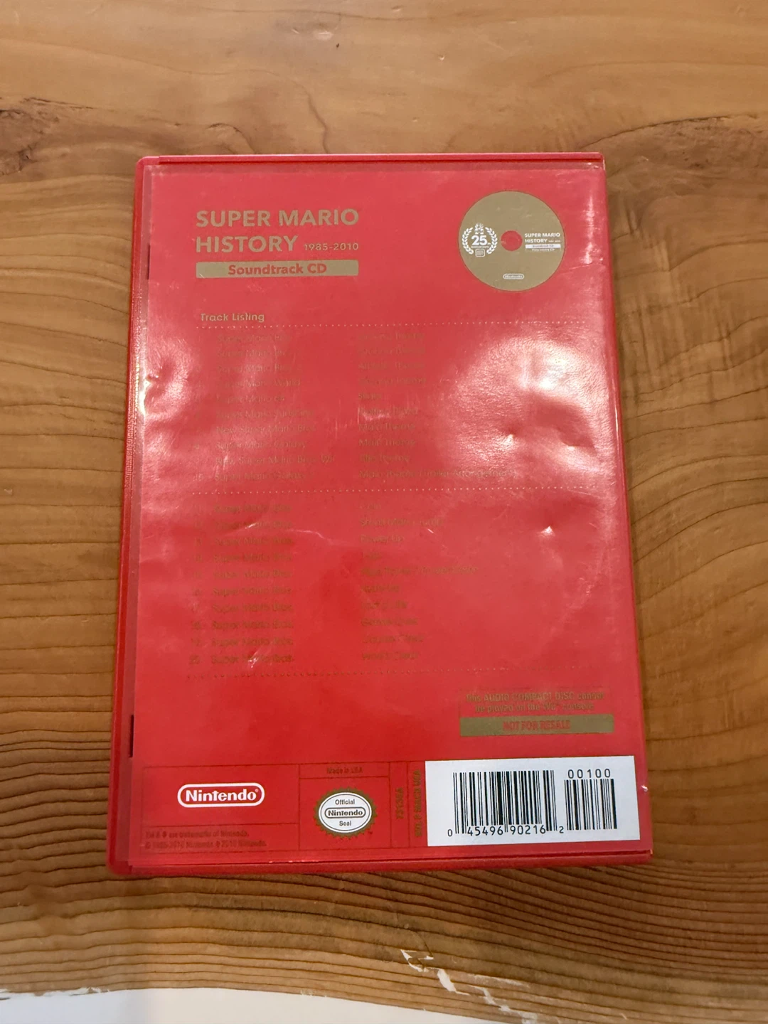Nintendo Super Mario History 1985-2010 Soundtrack CD - photo 2