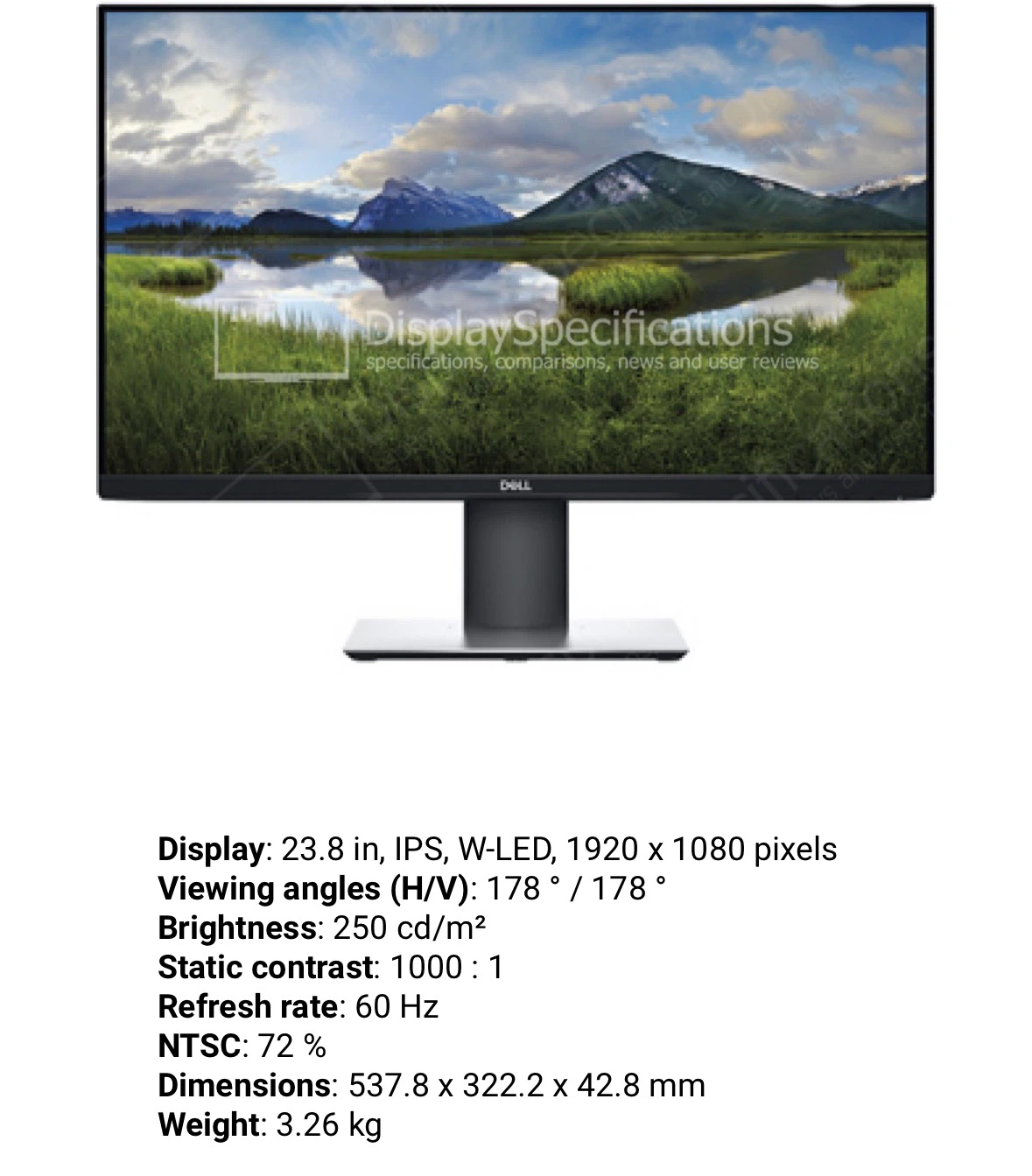 Dell P2419H 24-inch IPS Monitor - photo 3