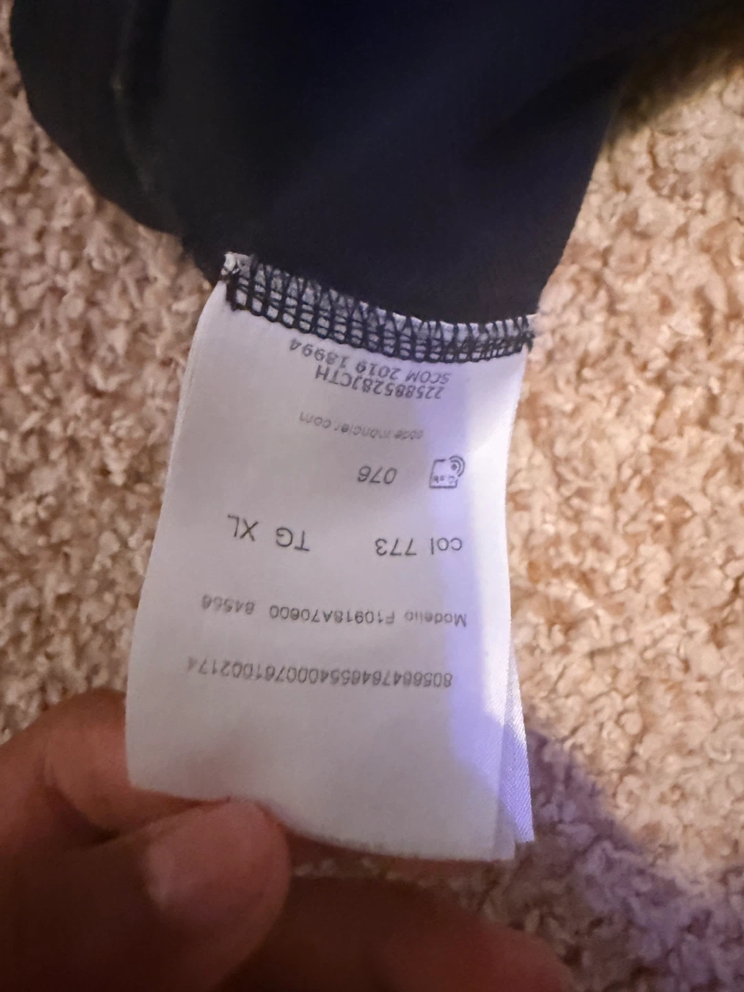 Moncler Navy Polo Shirt | fits medium - photo 3