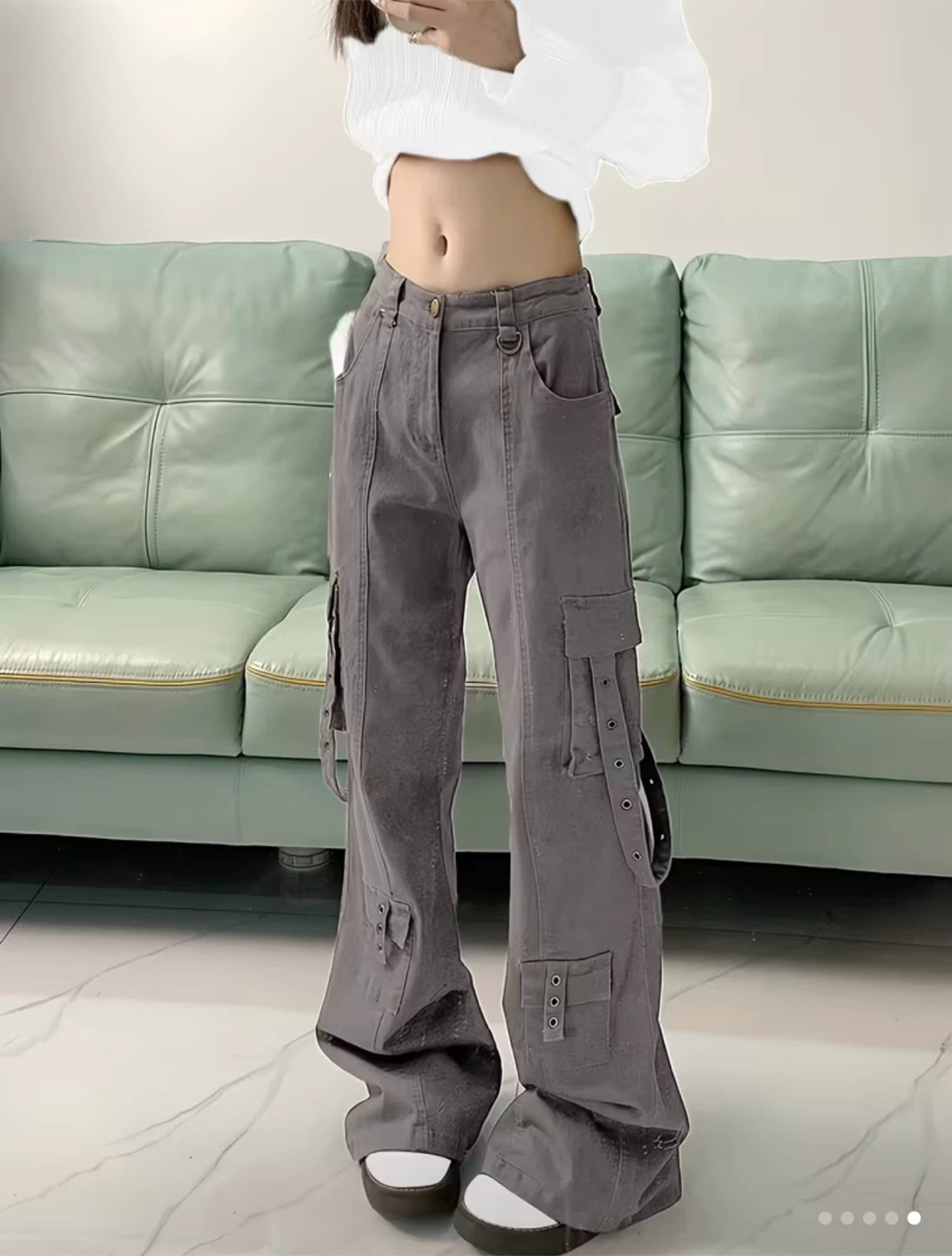 Gray Cargo Pants - photo 2