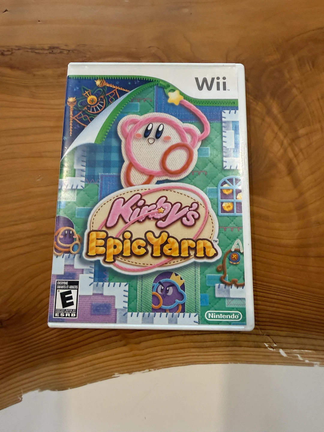 Kirby's Epic Yarn Wii Game