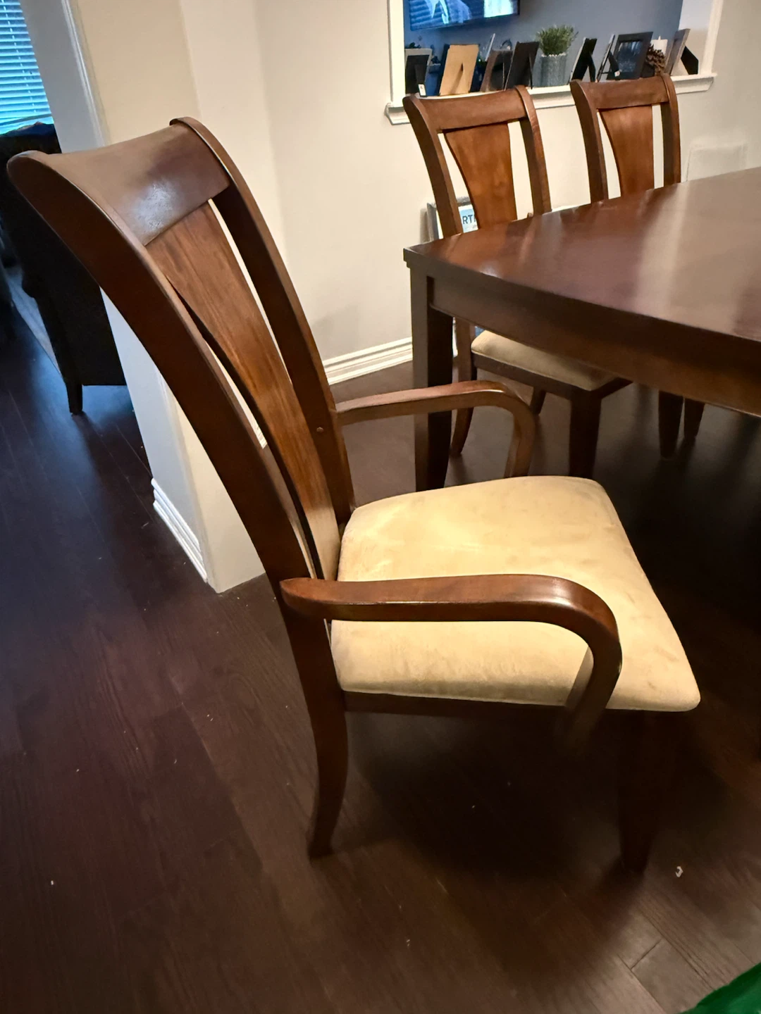 Dining Chair with Upholstered Seat - photo 3