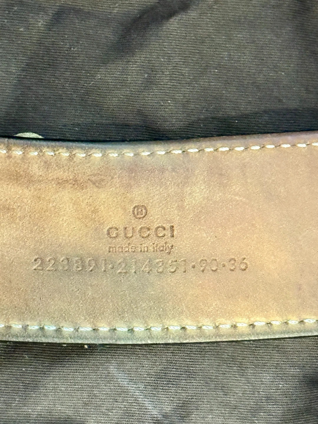 Gucci interlocking monogram belt authentic - photo 5