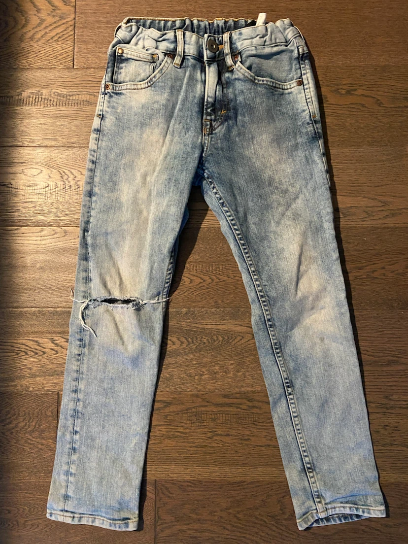 H&M Boys Light Wash Denim Jeans Size 8-9Y