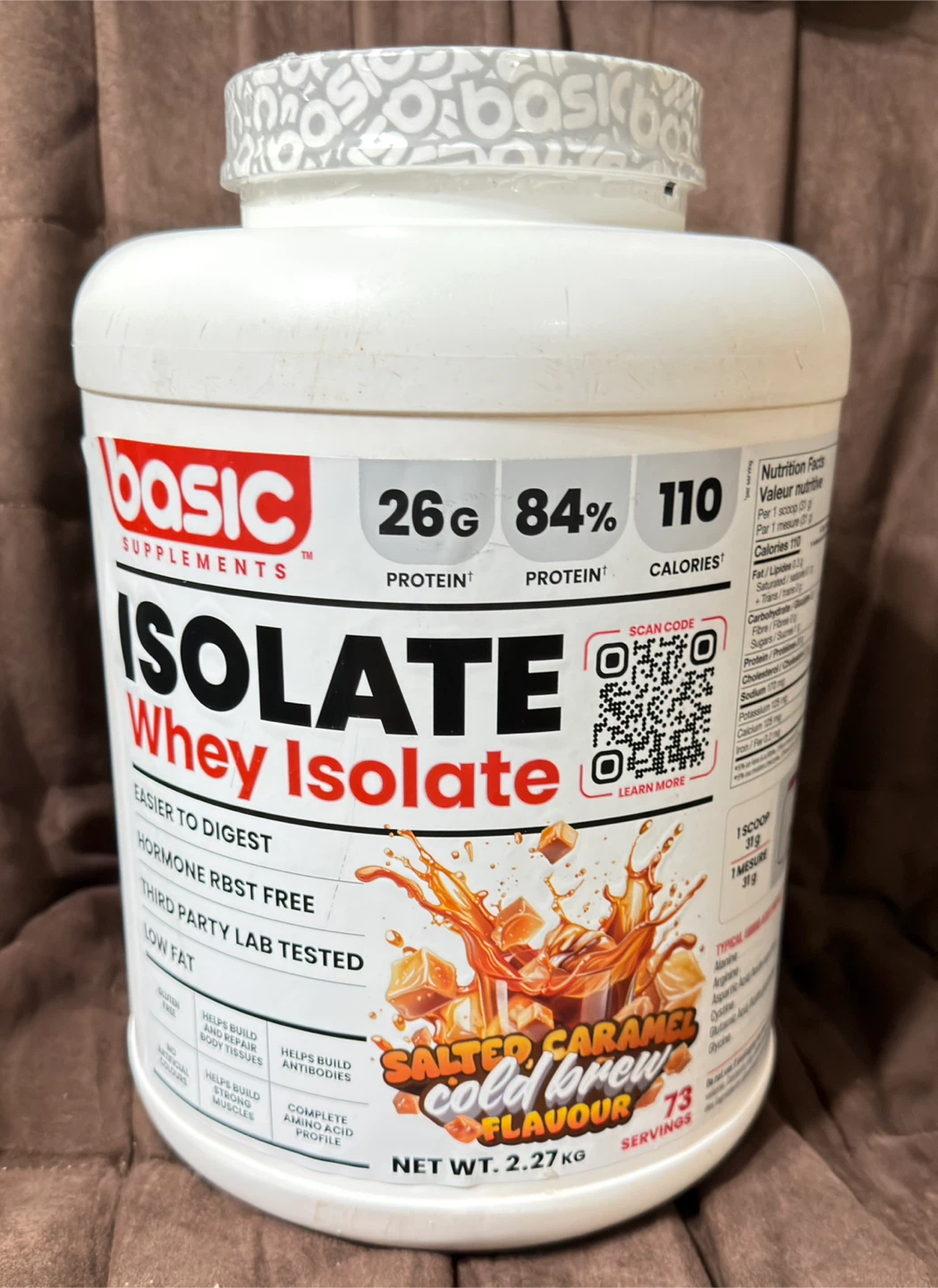Basic Supplements Isolate Whey Isolate - Salted Caramel