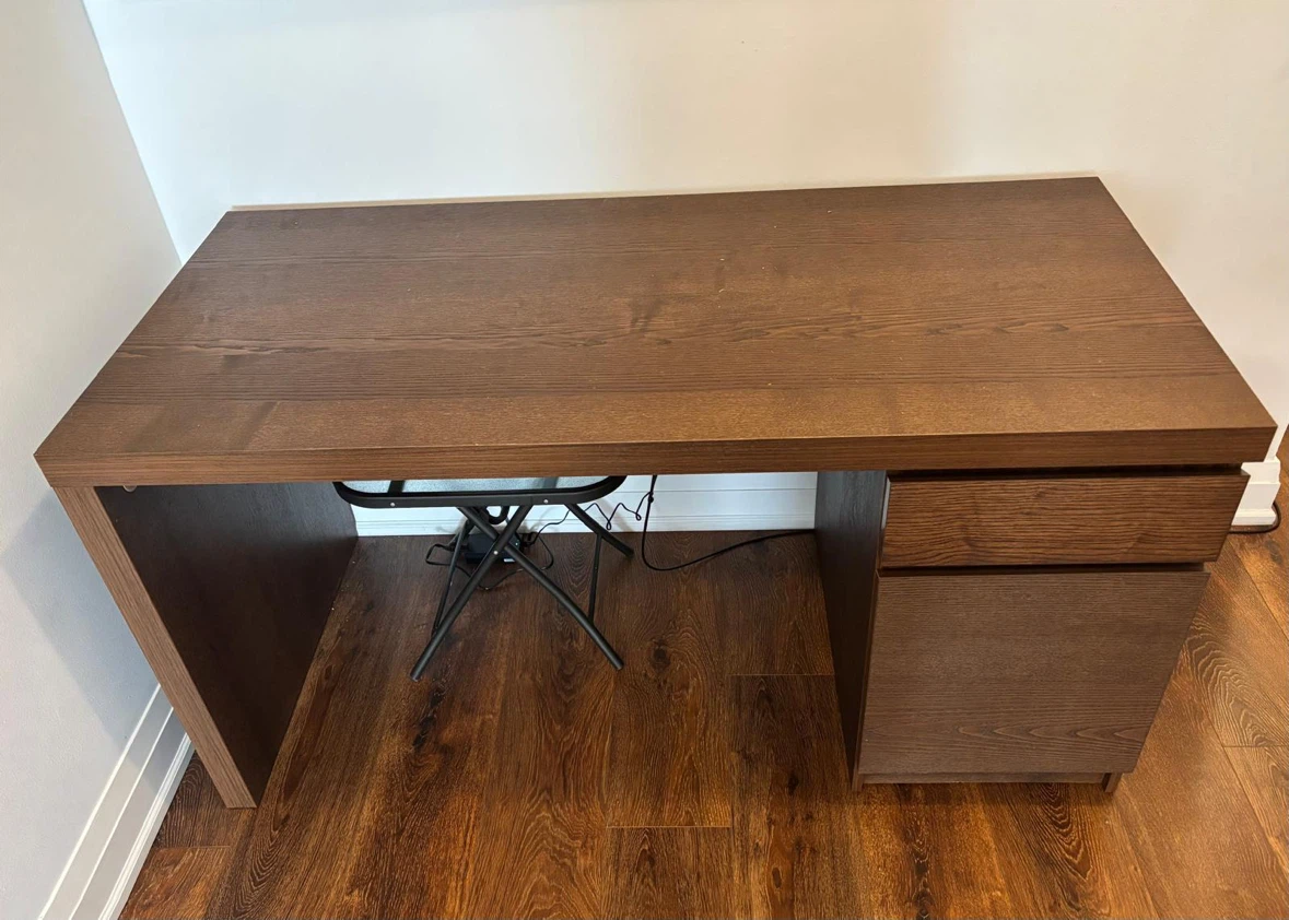 IKEA MALM Desk with Storage