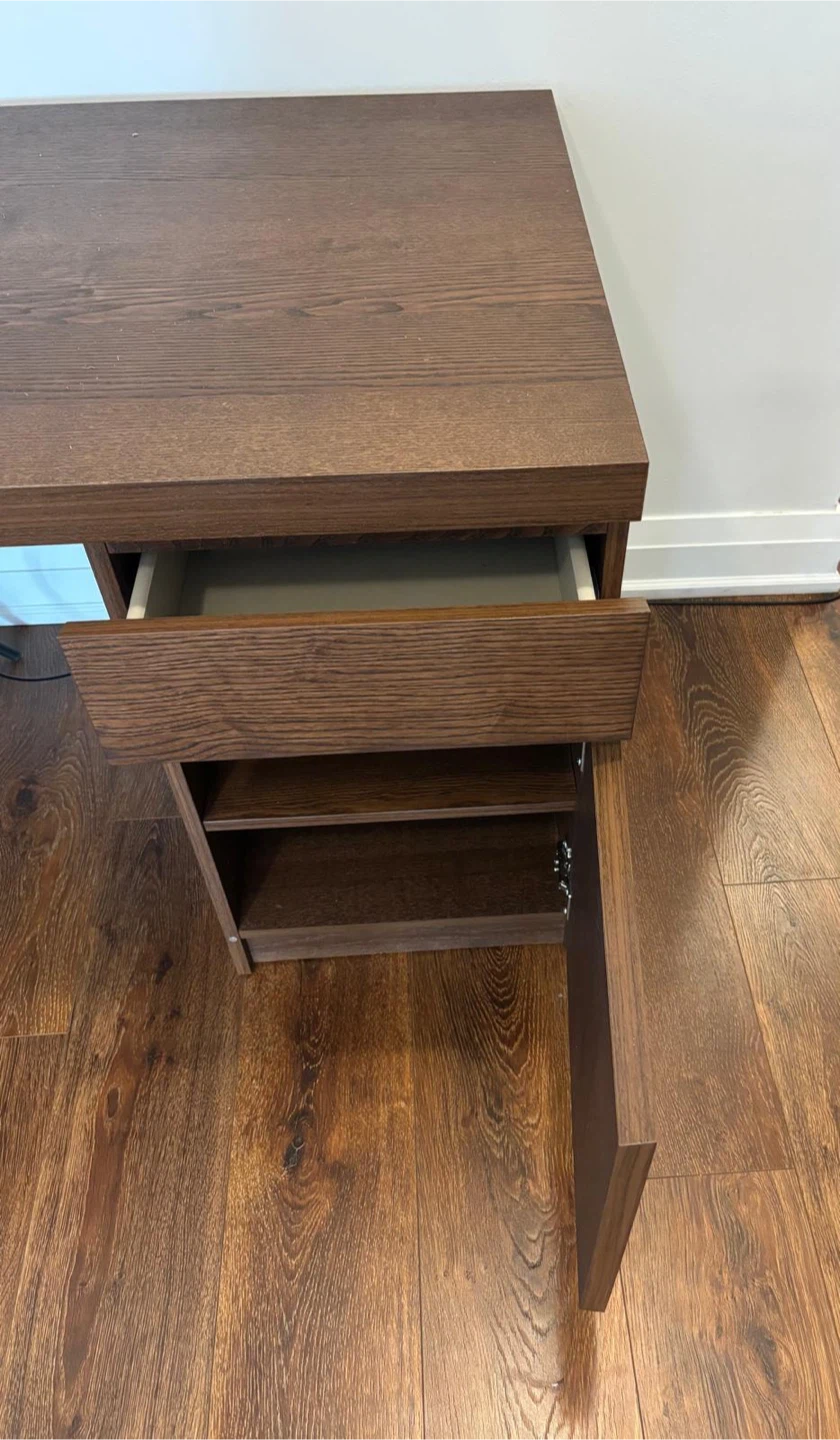 IKEA MALM Desk with Storage - photo 2
