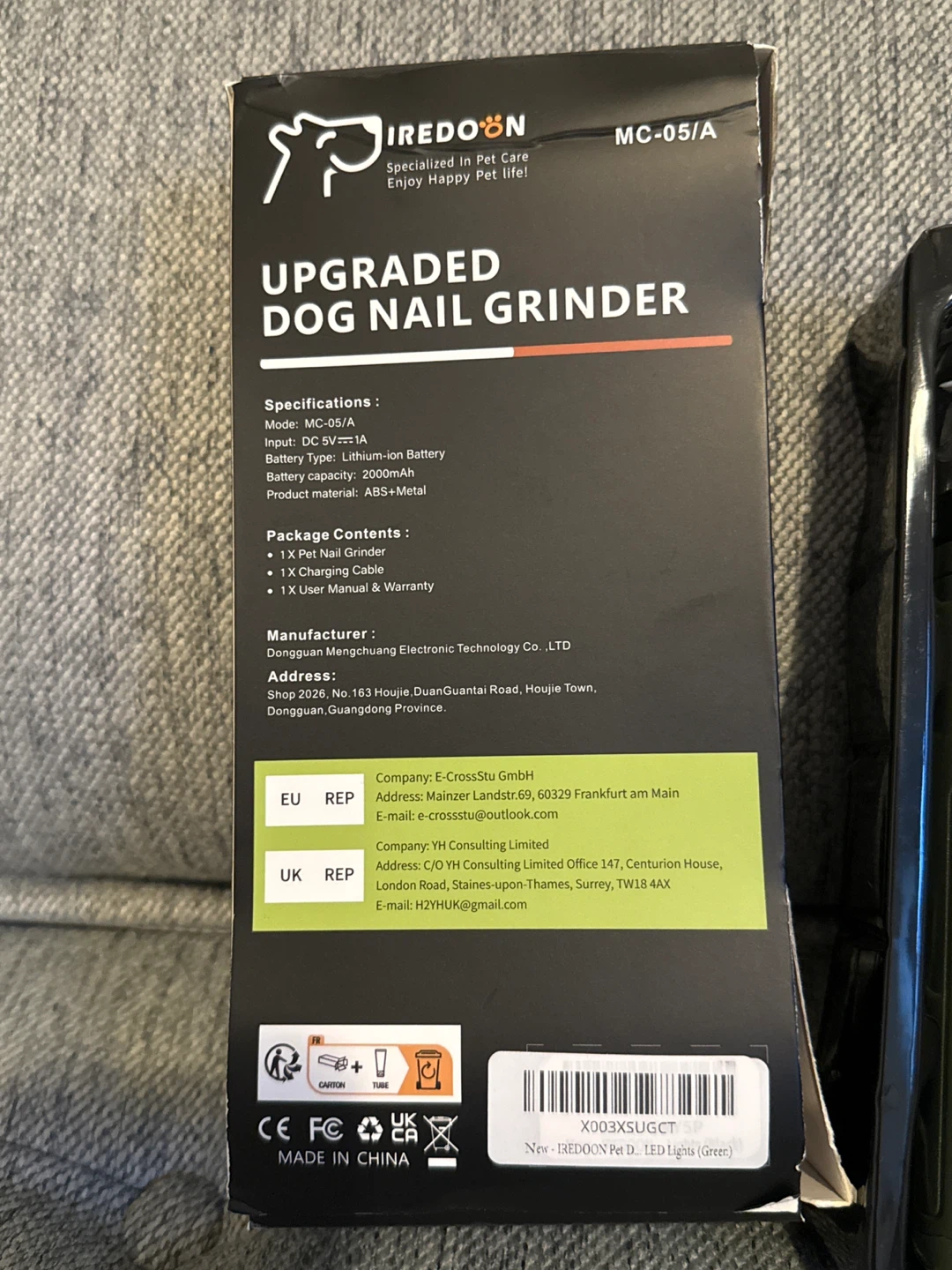 Pet Nail Grinder with LED Light - photo 3