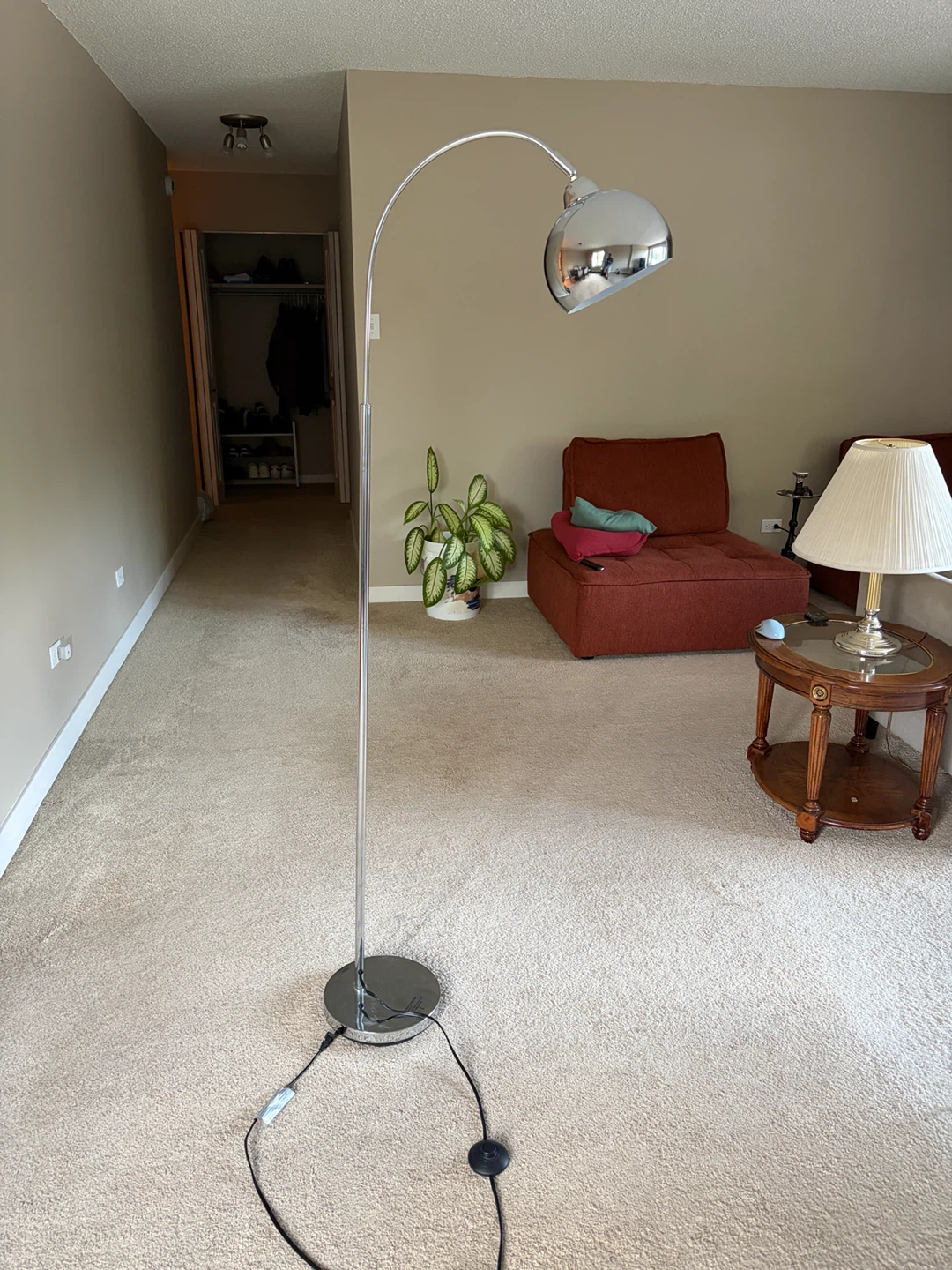Chrome Arch Floor Lamp
