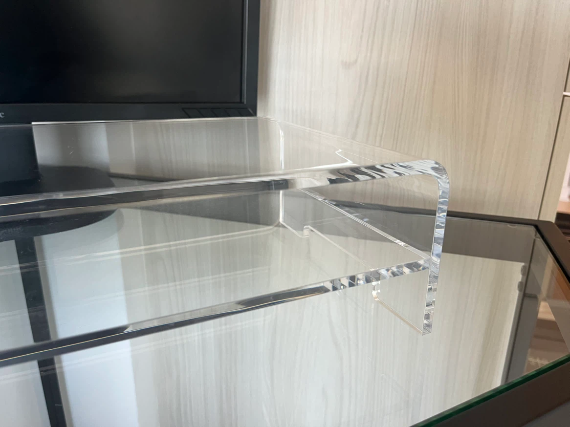 Clear Acrylic Monitor Riser with Phone Holder - photo 3
