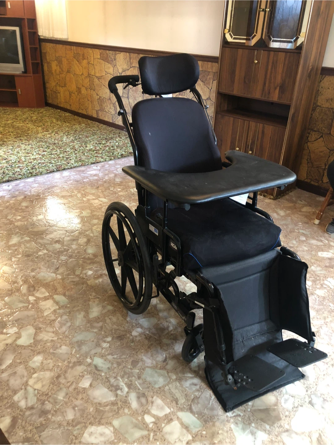 Invacare Tilt chair for sale with removable tray