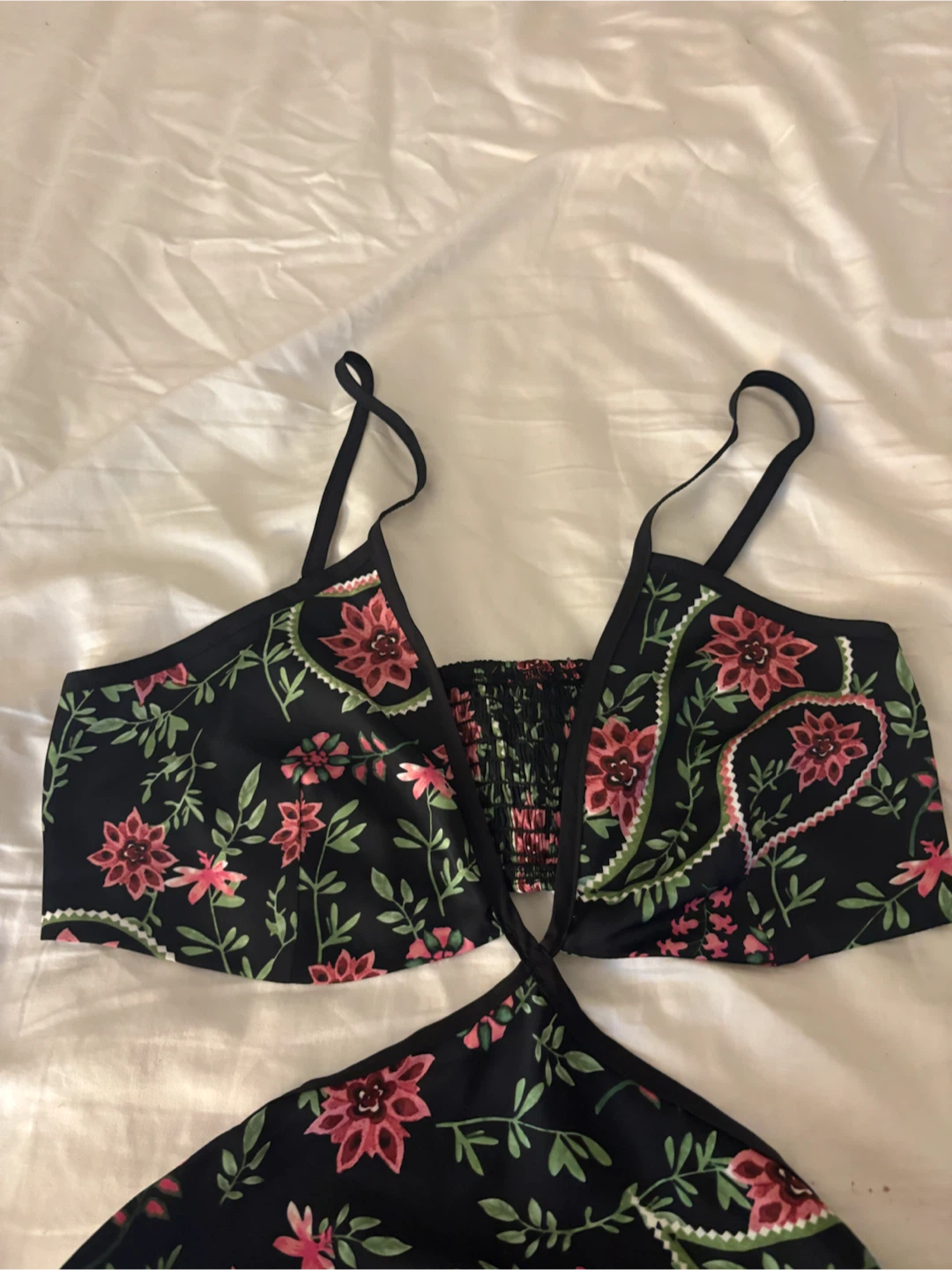 Commense Floral Paisley Cut-Out Maxi Dress Size S - photo 3