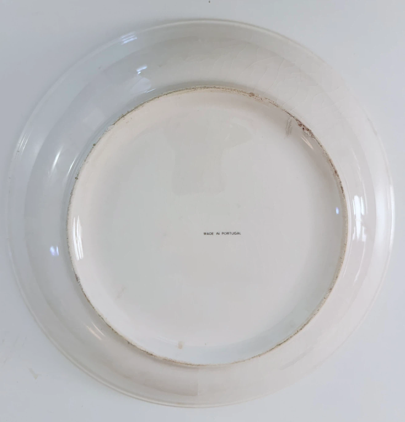 Portuguese Pottery Decorative Serving Bowl - photo 2