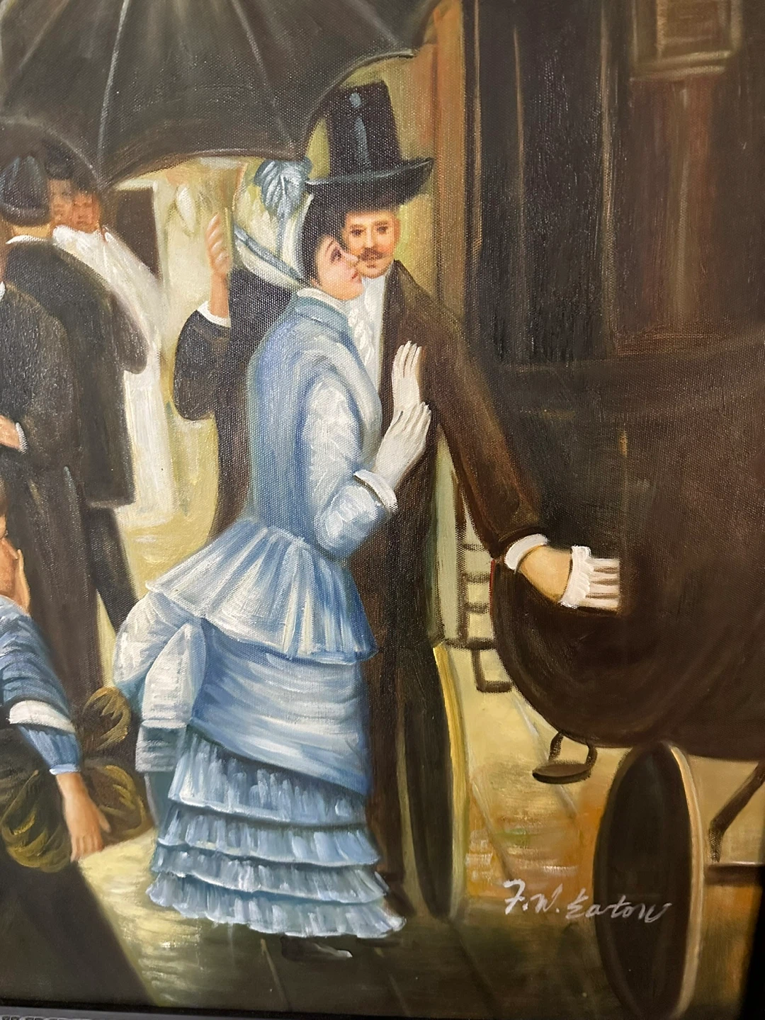 Framed Oil Painting by F.W. Eaton - photo 2