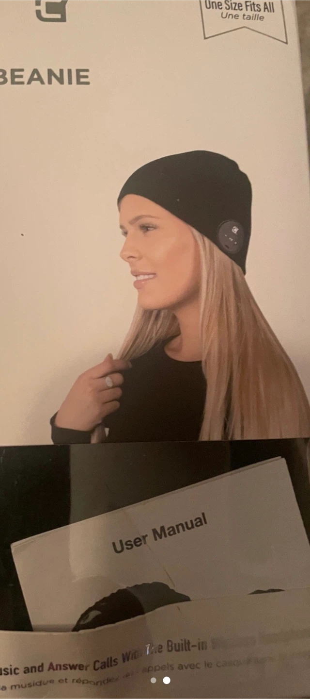 Bluetooth Beanie with Built-in Wireless Headphones