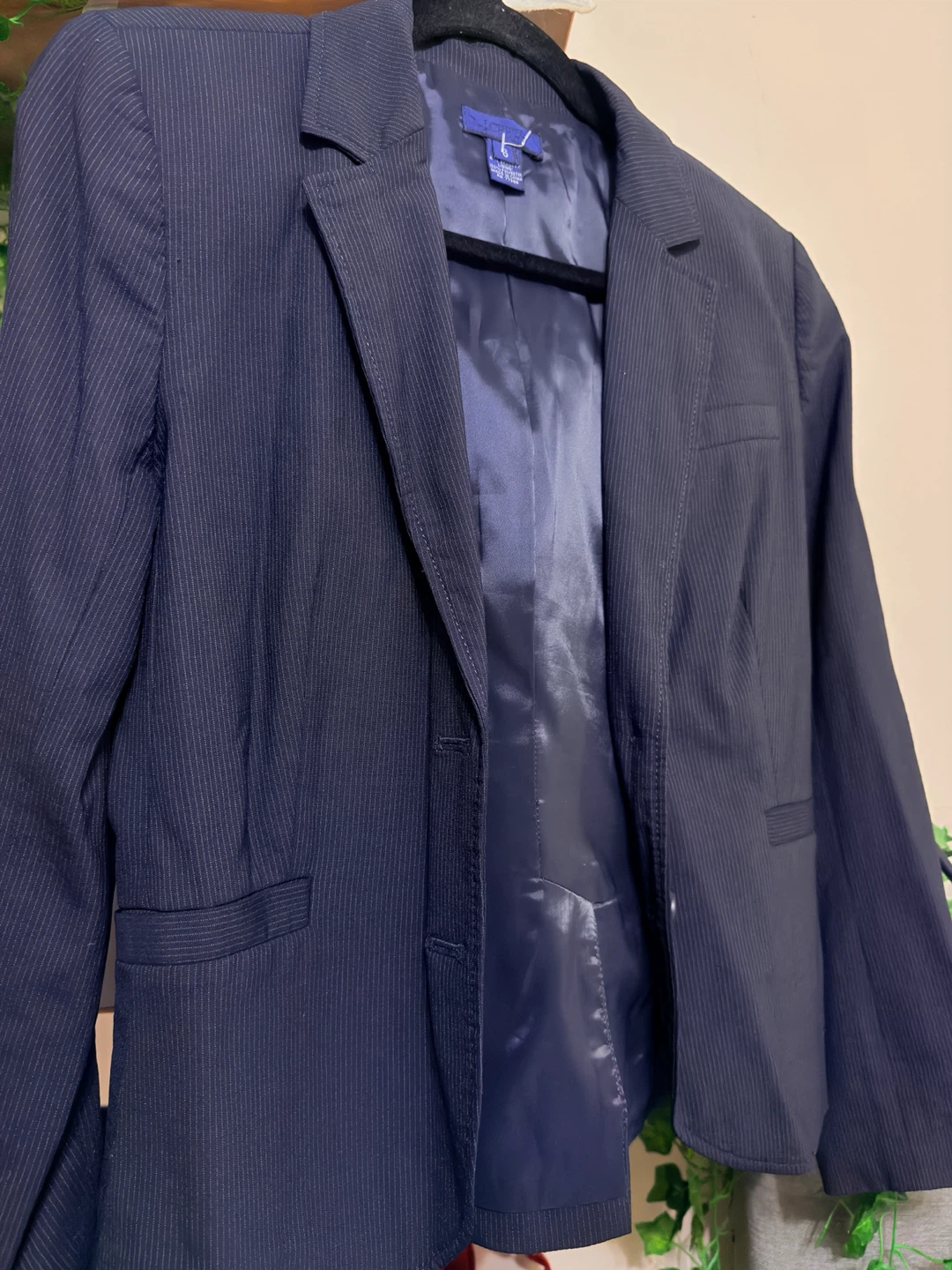 J. Crew Pinstripe Blazer Size 6 - photo 2