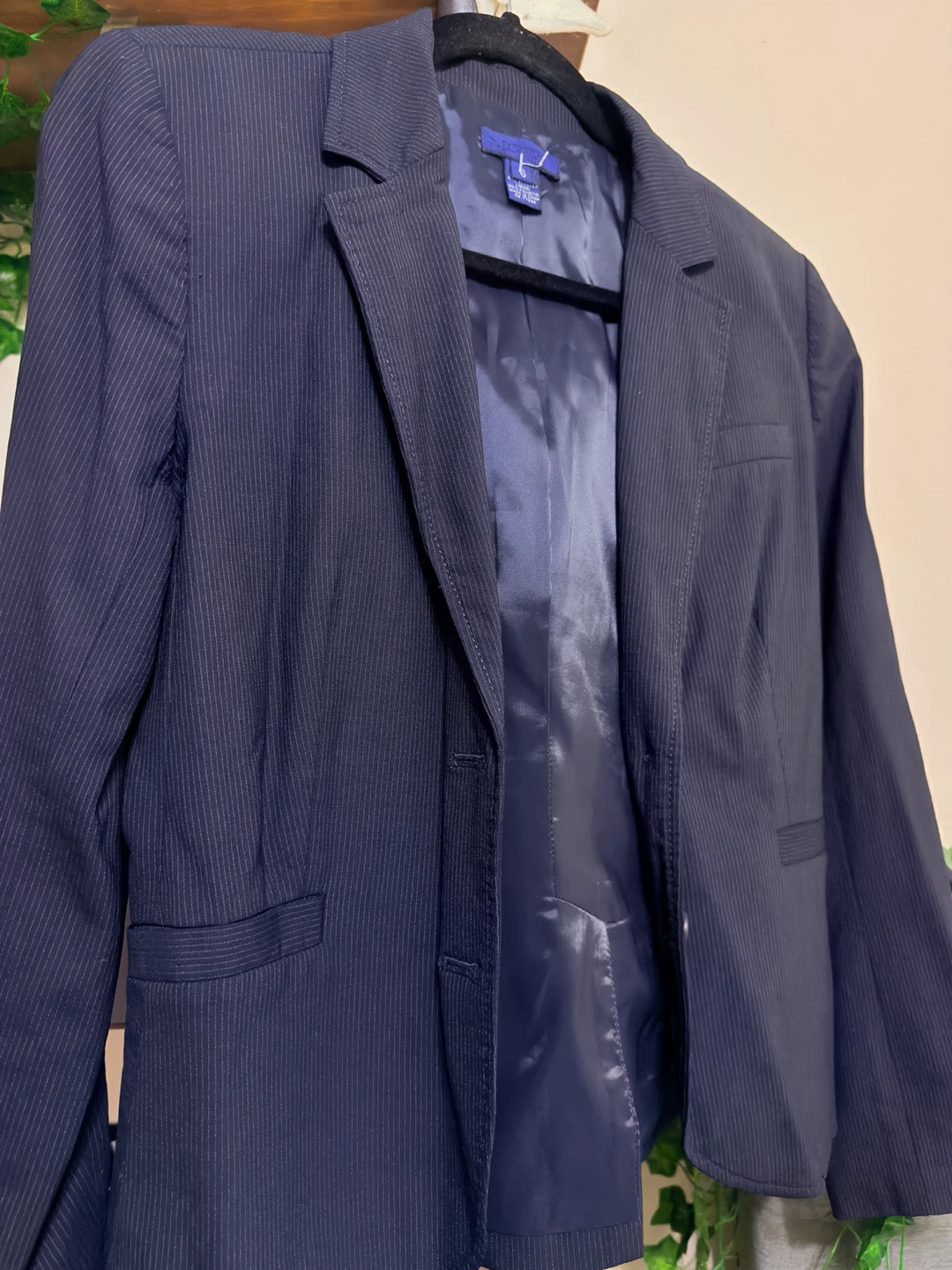 J. Crew Pinstripe Blazer Size 6 - photo 3