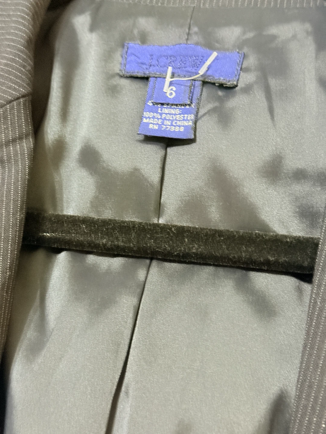 J. Crew Pinstripe Blazer Size 6 - photo 4