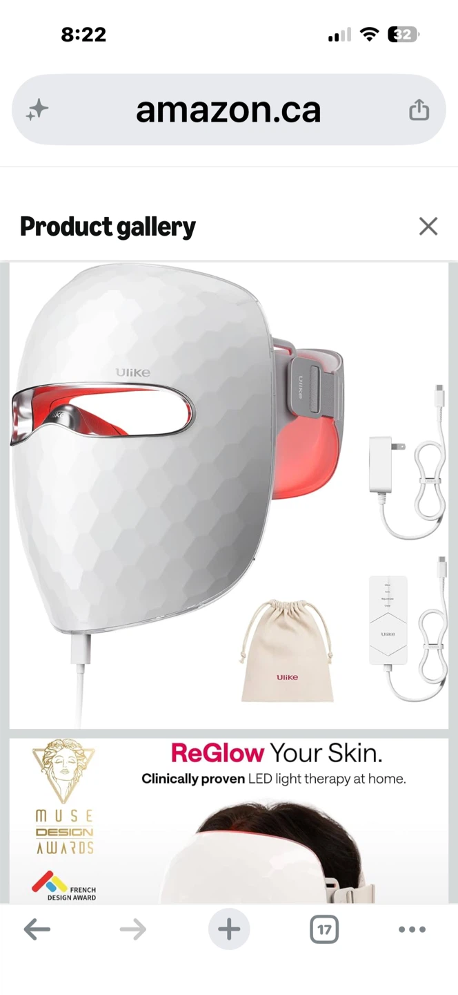 Ulike ReGlow LED Light Therapy Mask - photo 2