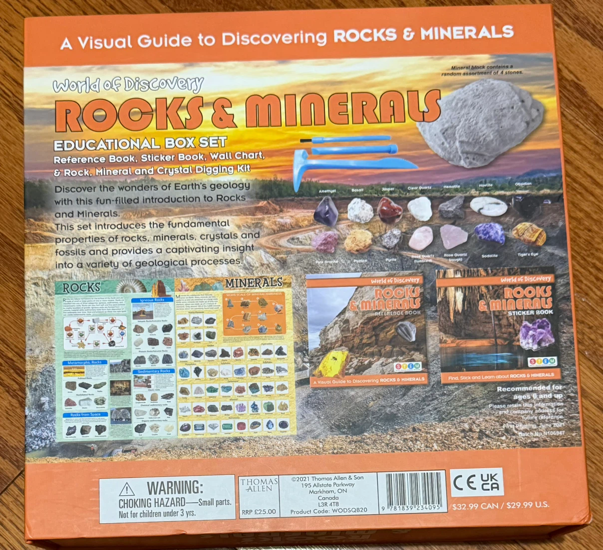 STEM - ROCKS & MINERALS - Educational Box Set - photo 3